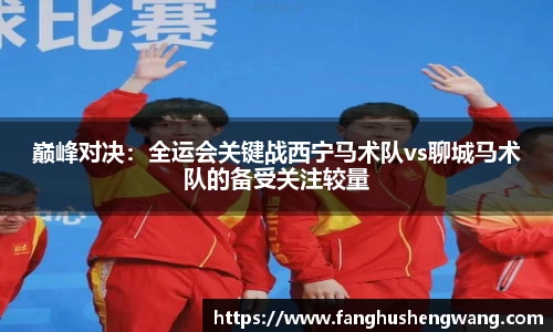巅峰对决：全运会关键战西宁马术队vs聊城马术队的备受关注较量